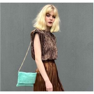 SABINA MUSAYEV NWT North Top in Brown // XS